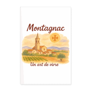 Poster Montagnac 20 x 30 cm – Un art de vivre