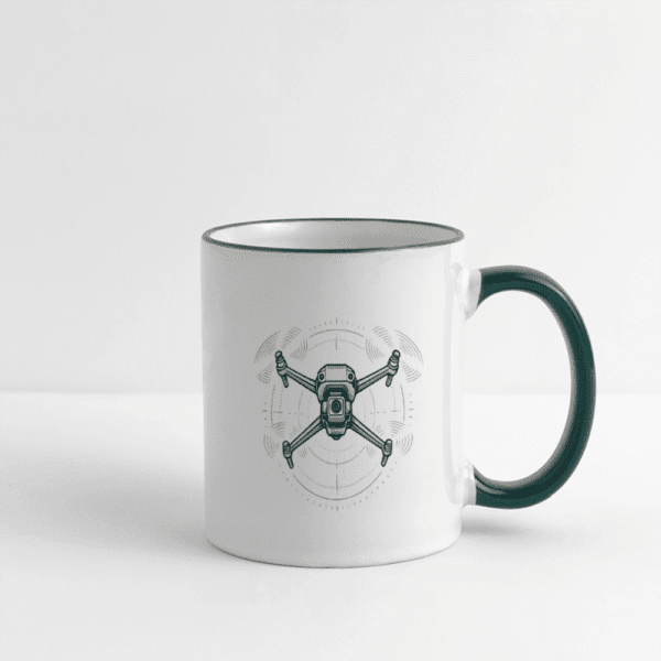 Mug panoramique contrasté et blanc – Image 2
