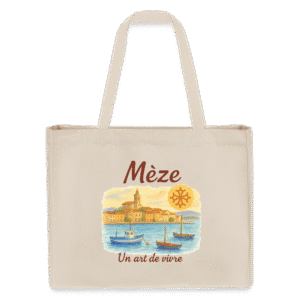 Cabas en coton recyclé – Mèze, un art de vivre