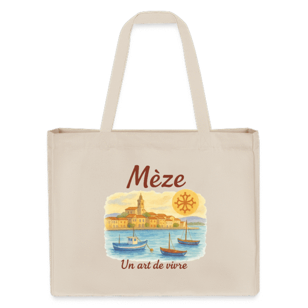 Cabas en coton recyclé – Mèze, un art de vivre