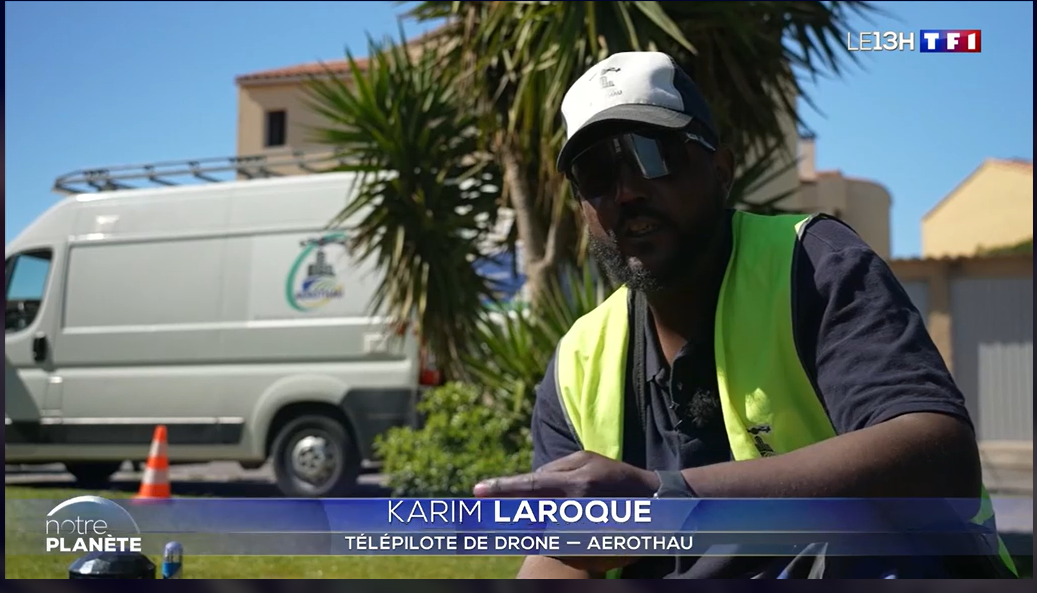 Drone Mèze Goélands TF1 Aerothau
