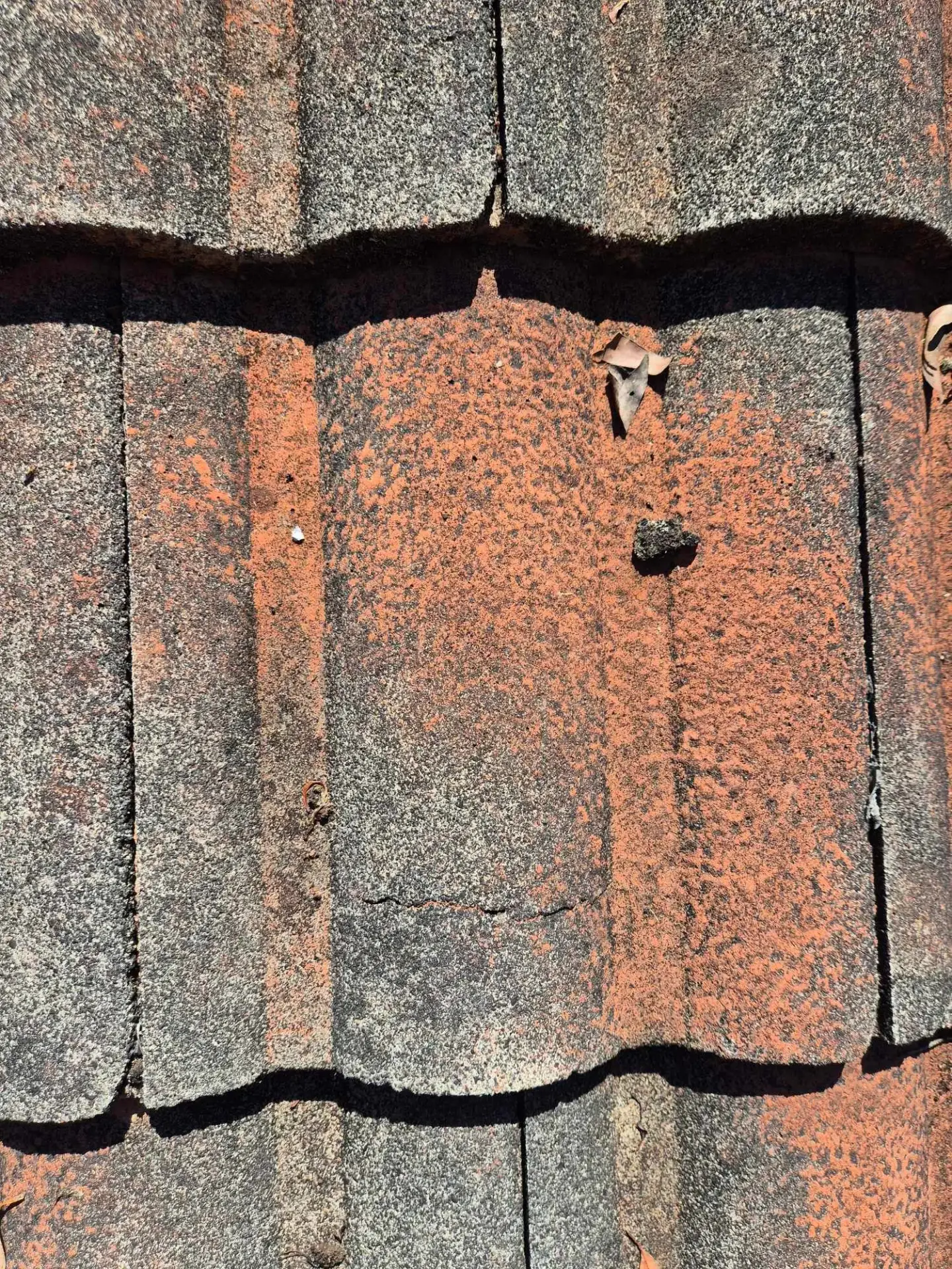 Inspection visuelle de toiture et tuiles cassées par drone